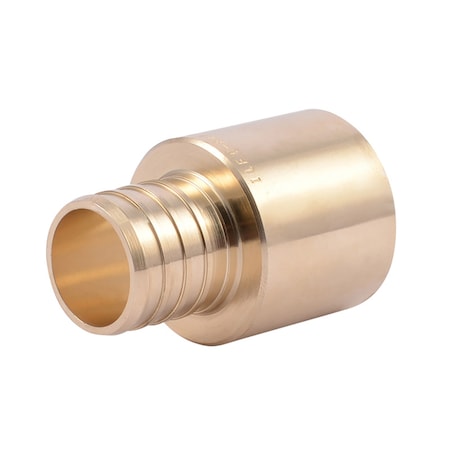 B & K SharkBite 1 in. Crimp X 1 in. D PEX Brass Adapter UC605LFA